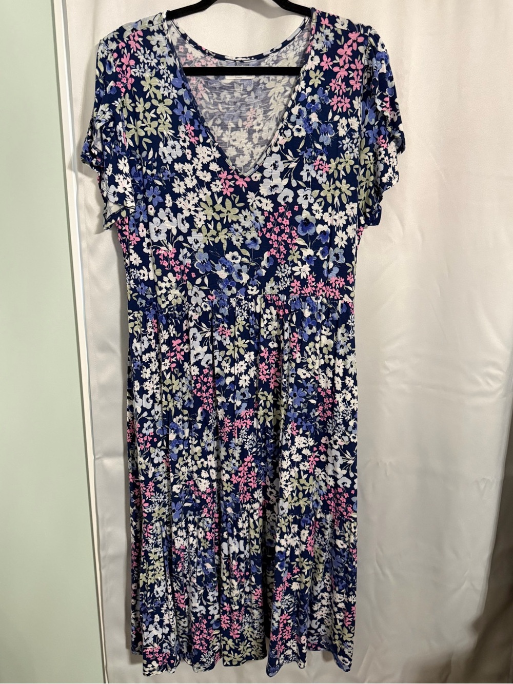 24/7 by Maurice’s Floral Tulip Sleeve Dress